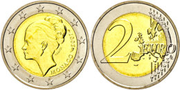 2 Euro, 2007, 25. Todestag Von Grace Kelly, KM 186, Schön 76, In Kapsel, Vz-st.  Vz-st2 Euro, 2007, 25.... - Autres & Non Classés