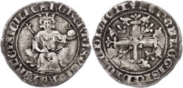 Neapel, Gigliato (3,75g), O.J.(1309-1343), Robert Von Anjou. Av: Thronender König Von Vorn, Im... - Autres & Non Classés