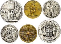 2, 5 Und 10 Kronen, 1930, Jeweils Vz Bzw. Vz-st.  2, 5 And 10 Coronas, 1930, In Each Case Extremly Fine... - Islande