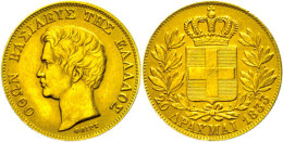 20 Drachmen, Gold, 1833, Otto I., Fb. 10, Kl. Polierspur Auf Avers, Wz. Rf., Vz.  Vz20 Drachma, Gold, 1833,... - Grèce