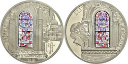 10 Dollars, 2014, Sacre Coer De Montmartre-Fenster Saint Louis, Auflage Nur 2000 Stück, Mit Zertifikat In... - Cook