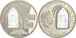 10 Dollars, 2011, Kathedrale Von Sevilla-Die Ankunft Des Heiligen Gestes, Auflage Nur 2000 Stück, Mit... - Cook