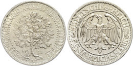 5 Reichsmark, 1831, A, Eichbaum, Wz. Rf., Vz-st., Katalog: J. 331 Vz-st5 Reichmark, 1831, A, Oak Tree,... - Autres & Non Classés