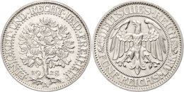 5 Reichsmark, 1828, A, Eichbaum, Vz+., Katalog: J. 331 5 Reichmark, 1828, A, Oak Tree, Extremly Fine .,... - Autres & Non Classés