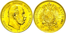 10 Mark, 1873, Wilhelm I., Prägung A, St, Katalog: J. 242 St10 Mark, 1873, Wilhelm I., Embossment A, St,... - Autres & Non Classés