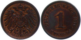 1 Pfennig,1916, Großer Adler, E, F. St., Katalog: J. 10 1 Penny, 1916, Large Eagle, E, F. St., Catalogue:... - Autres & Non Classés
