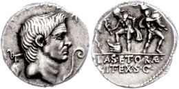 Sextus Pompeius Pius, Denar (3,96g), 42-36 V. Chr., Heeresmünzstätte Auf Sizilien. Av: Kopf Des Pompeius... - République (-280 à -27)