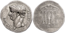 Claudius, 41-42, Cistophor (11,01g), Ephesus. Av: Kopf Nach Links. Rev: Statue Der Artemis Von Ephesos Im Tempel.... - Autres & Non Classés