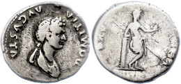 Domitia, Ca. 81/82, Cistophor (10,48g). Av: Büste Nach Rechts, Darum Umschrift. Rev: Venus An Säule Mit... - Autres & Non Classés