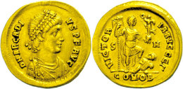 Arcadius, 383-408, Solidus (4,31g), Sirmium. Av: Büste Nach Rechts, Darum Umschrift. Rev: Arcadius Nach Rechts... - Autres & Non Classés