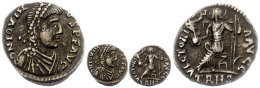 Jovinus, 411-412, Siliqua (1,25g), Treveri (Trier). Av: Büste Nach Rechts, Darum Umschrift. Rev: Sitzende Roma... - Autres & Non Classés
