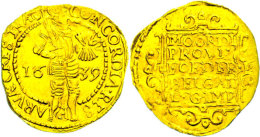 Utrecht, Dukat (3,46g), 1639, Fb. 284, F. Vz.  Utrecht, Ducat (3, 46g), 1639, Fb. 284, F. Extremley Fine - Autres & Non Classés