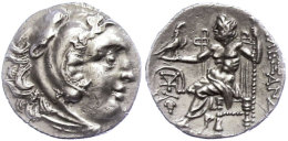 Chios, Drachme (3,92g), 336-323 V. Chr., Alexander III. Av: Herakleskopf Mit Löwenfell Nach Rechts. Rev:... - Non Classés