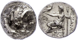 Mylasa, Drachme (4,14g), 336-323 V. Chr., Alexander III. Av: Herakleskopf Mit Löwenfell Nach Rechts. Rev:... - Non Classés