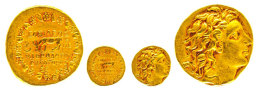 Stater (7,93g), Gold, 120-63 V. Chr., Mithradates VI. Eupator. Av: Kopf Nach Rechts. Rev: Kranz, Darin Ein Hirsch... - Non Classés