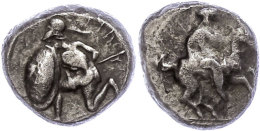 Tarsus, Stater (10,44g), 425-400 V. Chr. Av: Satrap Auf Pferd Nach Rechts. Rev: Kniender Hoplit Mit Helm Lanze Und... - Non Classés