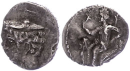 Tarus, Obol (0,71g), Ca. 4. Jhd. V. Chr. Av: Hermeskopf Mit Petasos Nach Links. Rev: Nach Links Thronende Aphrodite... - Non Classés