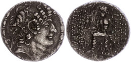 Tetradrachme (15,34g), Philippos I. Epiphanes Philadelphos, 93-83 V. Chr.. Av: Kopf Nach Rechts. Rev: Zeus Nach... - Non Classés