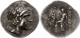 Drachme (4,08g), 223-187 V. Chr., Antiochos III., Antiochia. Av: Kopf Nach Rechts. Rev: Sitzender Apollo Auf... - Non Classés