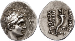 Drachme (4,14g), 153/152 V. Chr., Demetrios I. Soter, Antiochia. Av: Kopf Nach Rechts. Rev: Füllhorn, Links... - Non Classés