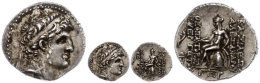 Drachme (4,16g), 149-147 V. Chr., Alexander I. Theopator Euergetes, Antiochia Am Orontes. Av: Kopf Nach Rechts.... - Non Classés