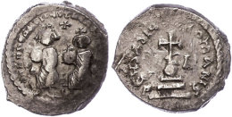 Heraclius, 610-641, Hexagramm (6,44g), Konstantinopel. Av: Heraclius Und Heraclius Constantin Thronen Von Vorn,... - Byzantines