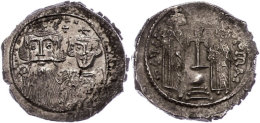 Constans II., 641-668, Hexagramm (6,32g), Konstantinopel. Av: Brustbild Constans II. Und Constantin IV. Von Vorn,... - Byzantines