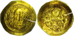 Michael VII. Dukas, 1071-1078, Elektron-Histamenon (4,33g), Konstantinopel. Av: Brustbild Christi Von Vorn. Rev:... - Byzantines
