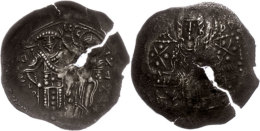 Johannes III, Ca. 1249-1254, Aspron Trachy (2,55g), Thessaloniki. Av: Thronende Jungfrau Von Vorn. Rev: Stehender... - Byzantines