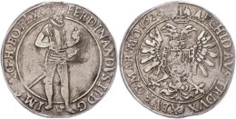 Taler, 1624, Ferdinand II., Prag, Herinek 485b, Dav. 3136, Hsp.?, Ss.  SsThaler, 1624, Ferdinand II., Prague,... - Autriche