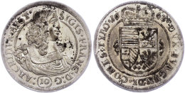 10 Kreuzer, 1663, Sigismund Franz, Hall, Moser/Tursky 528, Selten!, Ss.  Ss10 Kreuzer, 1663, Sigismund Francis,... - Autriche