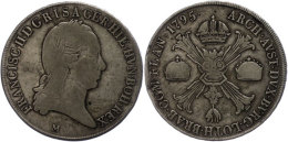 Kronentaler, 1795, Franz II., Mailand, J. 134b, S-ss.  S-ssCrowns Taler, 1795, Francis II., Milan, J. 134b, S... - Autriche