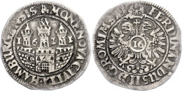 1/2 Taler, 1621, Mit Titel Ferdinands II., Gaedechens 556a, Ss.  Ss1 / 2 Thaler, 1621, With Title Ferdinands... - Autres & Non Classés