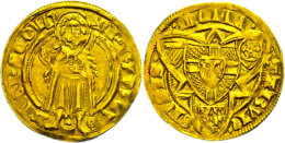 Goldgulden, O.J.(1387), Friedrich Graf Von Saarwerden, Noss 214, Ss.  SsGold Guilders, O. J. (1387), Frederic... - Autres & Non Classés