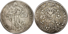 Taler, 1568, Salentin Graf Von Isenburg, Dav. 9128, Noss 71, Rand Z.T. Bearbeitet, Ss.  SsThaler, 1568,... - Autres & Non Classés