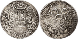 Taler, 1569, Mit Titel Maximilians II., Dav. 9155; Noss 144c, Ss.  SsThaler, 1569, With Title Maximilians II.,... - Autres & Non Classés