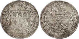 2/3 Taler (Gulden), 1694, Mit Titel Leopolds I., Noss 540a, Ss.  Ss2 / 3 Thaler (Guilder), 1694, With Title... - Autres & Non Classés