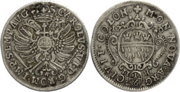 1/6 Taler, 1720, Mit Titel Karls VI., Noss 600a, Schrötlingsfehler Am Rand, Ss.  Ss1 / 6 Thaler, 1720,... - Autres & Non Classés