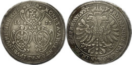 Taler, 1623, Mit Titel Ferdinand II., Mzz 3 Ähren, Dav. 5637, Kellner 231 A, Hsp. ?, Leicht Gewellt, Ss. ... - Autres & Non Classés