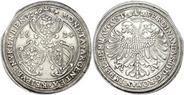 Taler, 1624, Mit Titel Ferdinand II., Kellner 231, Dav. 5637, Schrötlingsfehler Am Rand, Zainende, Ss+. ... - Autres & Non Classés