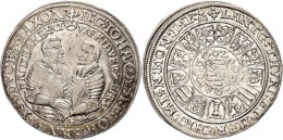 1/2 Taler, 1602, Johann Casimir Und Johann Ernst, Ss+. Selten!  1 / 2 Thaler, 1602, Johann Casimir And Johann... - Autres & Non Classés