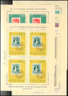 100 Jahre Polnische Briefmarken, Kompletter Postfrischer Kleinbogensatz, Tadellos Mit Spitzen Ecken, Mi. 1.000,-,... - Autres & Non Classés