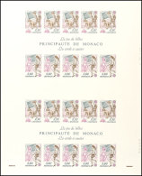EUROPA-Ausgabe 1989, Ungezähnter Doppelblock Im Bogen, Tadellos Postfrisch, Katalog: Bl.44U **Europe Issue... - Autres & Non Classés