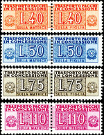 Paketzustellungsmarken, 1953, 40 Lire Bis 110 Lire, Waager. Paare, Tadellos Postfrisch Und Ungefaltet, Mi. 650.- -... - Non Classés