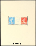 Blockausgabe "1927 Briefmarkenausstellung Straßburg", Tadellos Postfrisch, Mi. 2.000.-, Katalog: Bl.2... - Autres & Non Classés