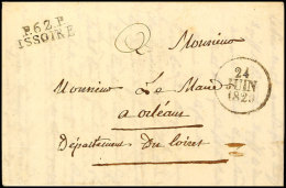 "P.62.P. ISSOTRE", L2 Mit Datumstempel K1 "24 JUIN 1829" Je Klar Auf Frankobrief Mit Inhalt Nach Orléans,... - Autres & Non Classés