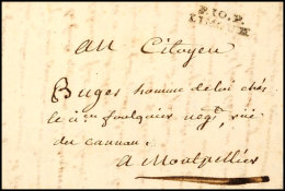 "P.10.P. LIMOUX", L2 Klar Auf Frankobrief Mit Inhalt Nach Montpellier, An 9 (1801)  BFP. 10. P. LIMOUX,... - Autres & Non Classés