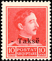 10 Q - Takse-, Tadellos Postfrisch, Gepr. Dr. Rommerskirchen, Mi. 250,-, Katalog: 34IV **10 Q - Takse, In... - Albanie