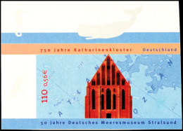 110 Pfg  / 56 Cent Katharinenkloster 2001, Ungezähnt Aus Der Linken Oberen Bogenecke, Tadellos Postfrisch, Mi.... - Autres & Non Classés