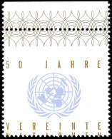 100 Pfg 50 Jahre Vereinte Nationen (UNO), Markant Verzähnt, Daher Ohne Landesinschrift, Jahreszahl Und... - Autres & Non Classés